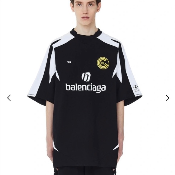 balenciaga soccer t shirt